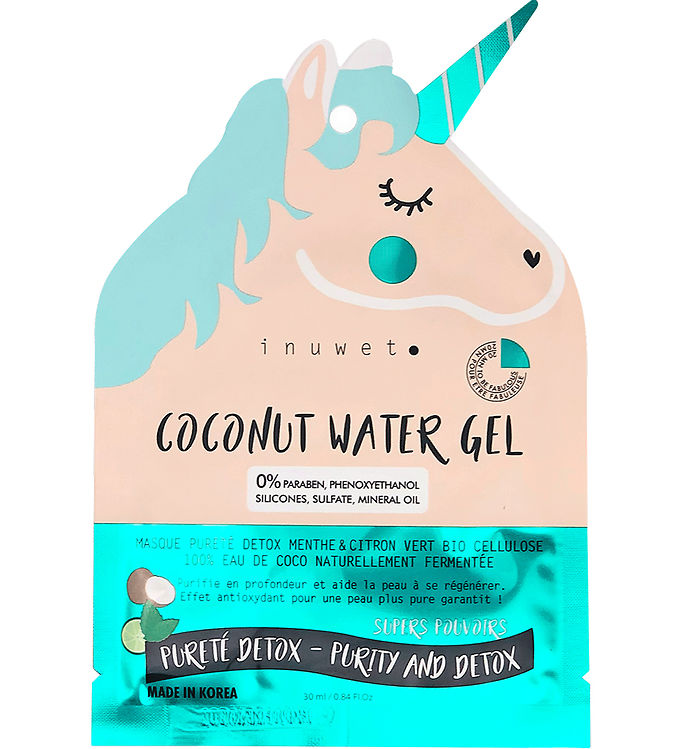 Inuwet Ansigtsmaske Unicorn – Kokos & Lime Tilbud!