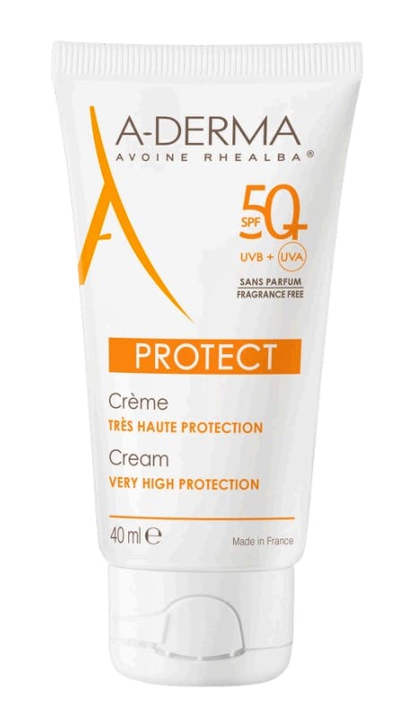 A-Derma Derma Protect Solcreme SPF50 – Duftfri Beskyttelse
