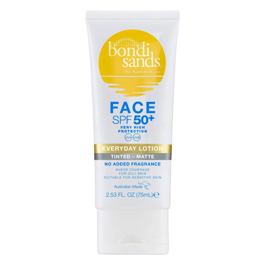Bondi Sands Mat Tinted Ansigt Lotion SPF50 – Solbeskyttelse