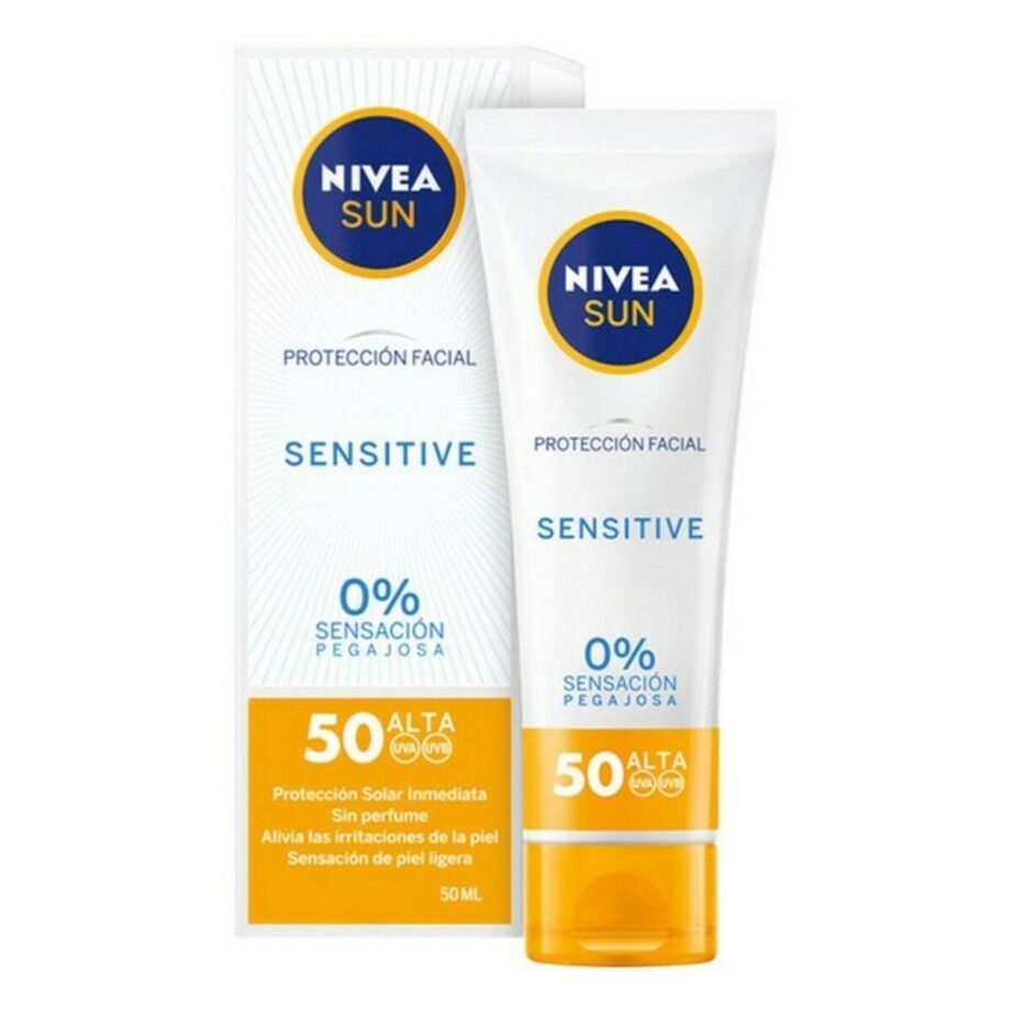 Nivea Solcreme til Ansigtet Sensitive - 50 ml Beskyttelse