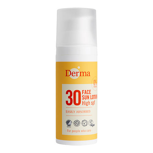 Veganskderma Face Sun Lotion Spf - Derma Goodcare - 5709954038552