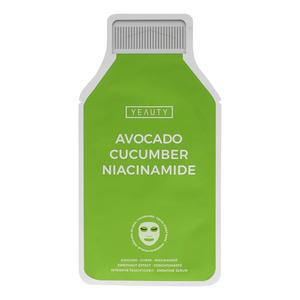 Yeauty Ansigtsmaske Avocado Cucumber Niacinamide Stk - Yeauty Goodcare  - 4260199896273