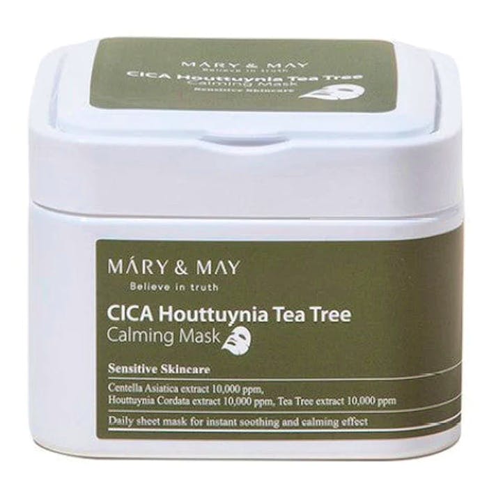 Mary & May Cica Houttuynia Tea Tree Claming Mask Stk - Mary & May Goodcare - 8809670681395