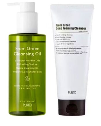 Grøn Purito Seoul From Green Cleansing Oil Deep Foaming Cleanser 200 150 - Purito Seoul Goodcare  - 8809563102532