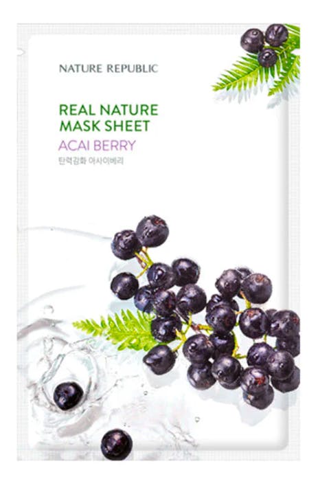 Nature Republic Real Nature Acaiberry Mask Sheet Stk - Nature Republic Goodcare - 8806173449361