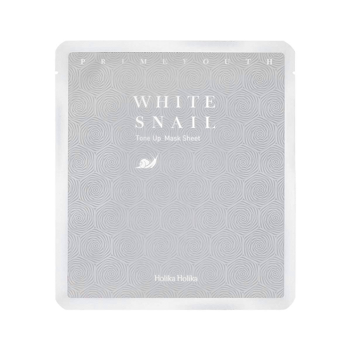Hvid Holika Holika Prime Youth White Snail Tone Mask Sheet - Holika Holika Goodcare - 8806334364410
