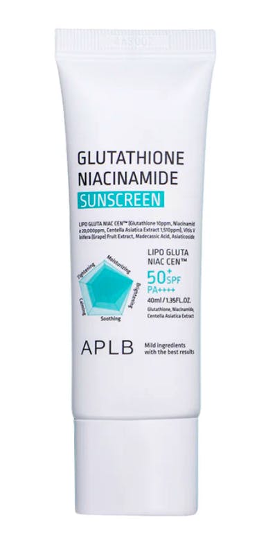 Aplb Glutathione Niacinamide Sunscreen Spf - Aplb Goodcare  - 8809874682761