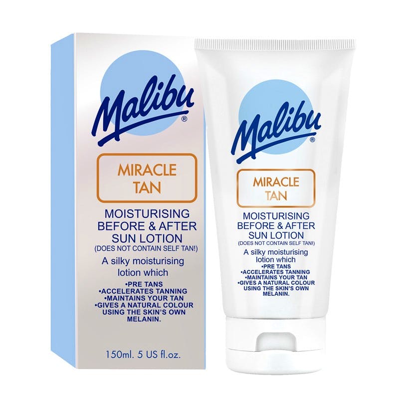 Malibu Miracle Tan Before & After Moisturising Sun Lotion 150 - Malibu Goodcare - 5025135118814
