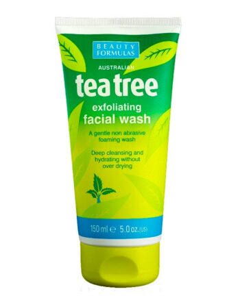 Beauty Formulas Tea Tree Exfoliating Facial Wash 150 - Beauty Formulas Goodcare  - 5012251010412