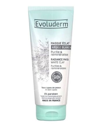 Hvid Evoluderm Radiance Mask White Clay 100 - Evoluderm Goodcare  - 3760100183290