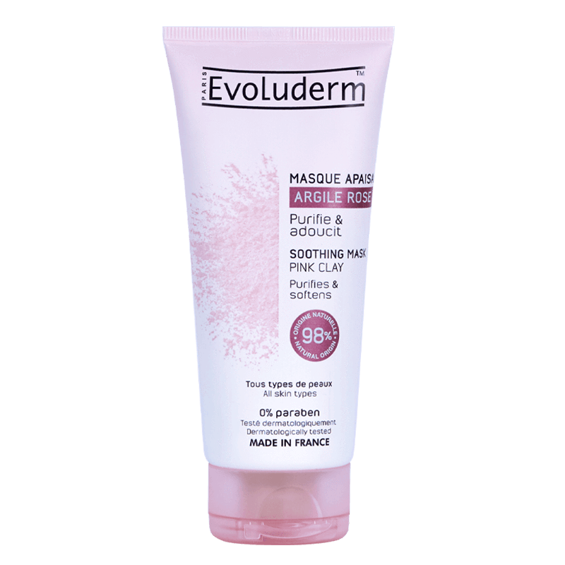Pink Evoluderm Soothing Mask Clay 100 - Evoluderm Goodcare  - 3760100183306