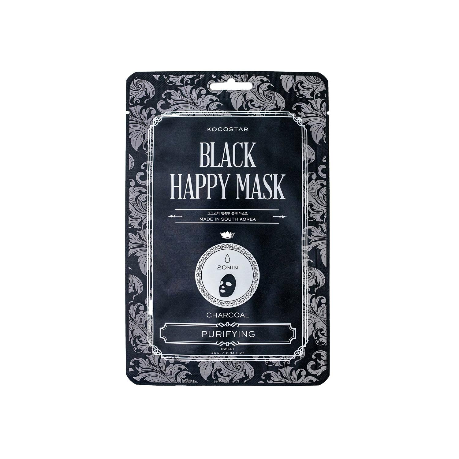 Sort Kocostar Black Happy Mask - Kocostar Goodcare - 8809328322298