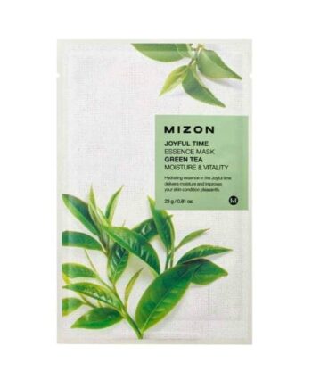 Grøn Mizon Joyful Time Essence Mask Green Tea Stk - Mizon Goodcare  - 8809663752262