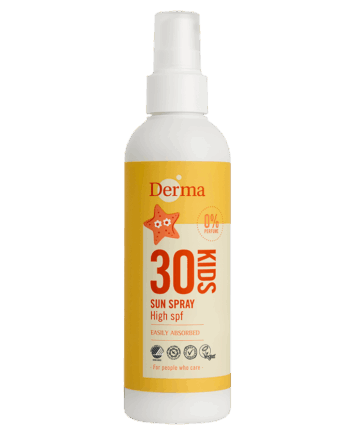 Derma Kids Solspray Spf 200 Vandfast Solcreme - Derma Sun Goodcare  - 5709954034325
