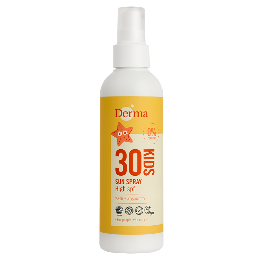 Derma Kids Solspray Spf 200 Vandfast Solcreme - Derma Sun Goodcare - 5709954034325