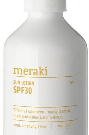 Hvid Solcreme Spf Meraki Mildly Scented Sun Lotion Vegansk Vitamin & Mild Duft - Meraki Goodcare  - 5707644718616