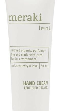 Hvid Håndcreme Meraki Pure Økologisk & Allergivenlig Håndpleje Parfume Fri - Meraki Goodcare  - 5707644512252