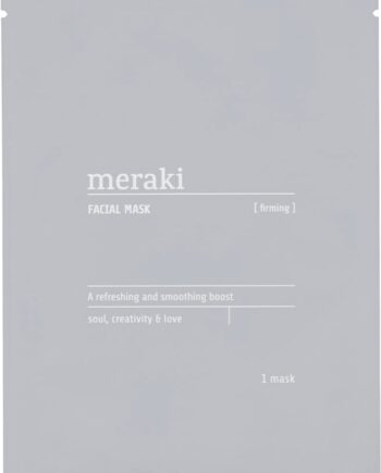 Grå Ansigtsmaske Meraki Anti Age Firming Stk Sheet Mask Med Hyaluronsyre Aloe Vera & Q10 - Meraki Goodcare  - 5707644480759