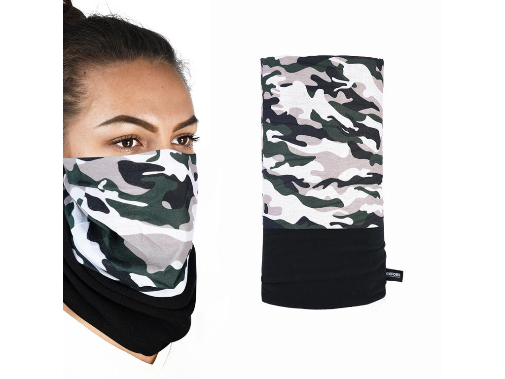 Oxc Halsedisse Stk Pakke Polyester Med Fleece One Size Camo Snug - Oxc Goodcare - 5030009349164