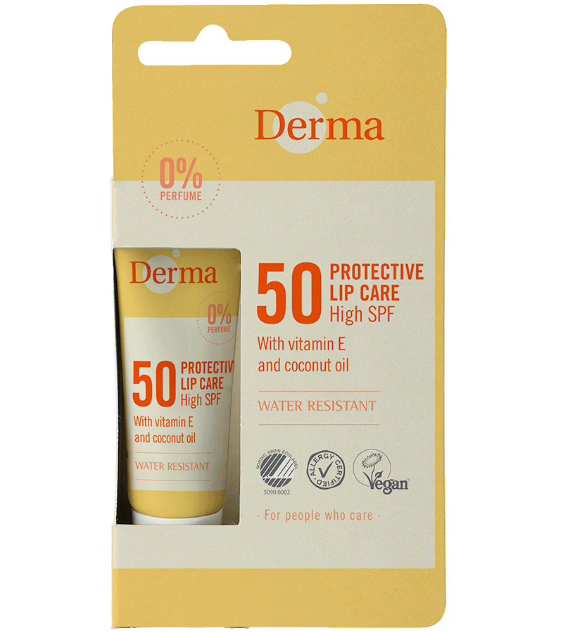 Derma Sun Lip Balm Spf50 Vandfast Solcreme - Derma Sun Goodcare - 5709954045000