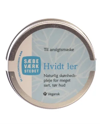 Hvid Sæbeværkstedet T Ler Til Ansigtsmaske - Goodcare  - 5710148016041