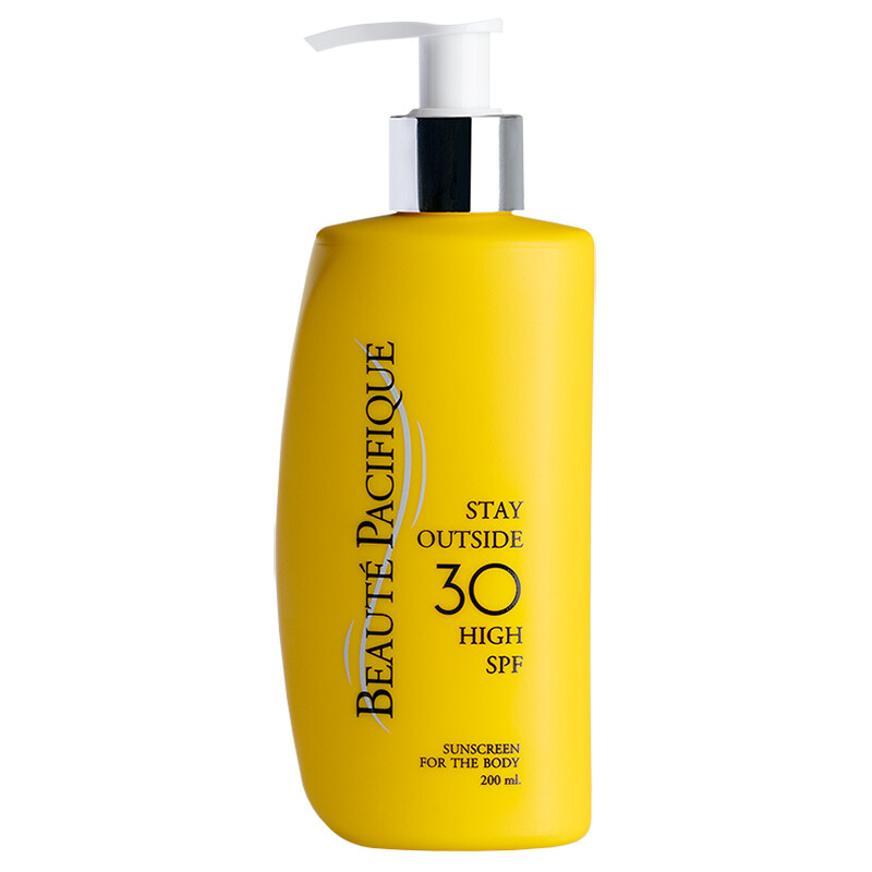 Beaute Pacifique Solcreme Stay Outside Spf Til Hele Kroppen 200ml - Goodcare - 5705676001515