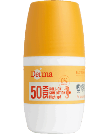 Derma Kids Sollotion Roll Spf50 Vandfast Solcreme - Derma Sun Goodcare  - 5709954043297