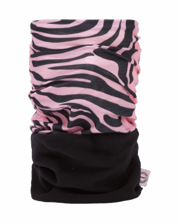 Pink Oxc Halsedisse Stk Pakke Polyester Med Fleece One Size Zebra Snug - Oxc Goodcare  - 5030009350436