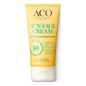 Aco Sun Face Cream Spf50 - Aco Goodcare  - 7319861025231