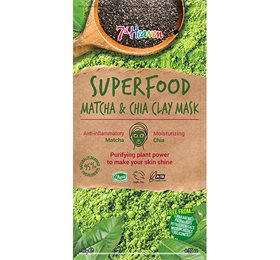 Ansigtmaske Superfood Matcha & Chia 7th Heaven - Goodcare  - 0083800049936