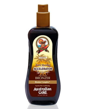 Brun (Brown), G Australian Gold Tan Accelerator Spray Gel Bronzer 237 - Australian Gold Goodcare  - 0054402250440