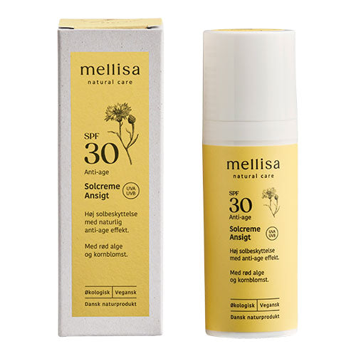 Veganskmellisa Solcreme Ansigt Spf - Mellisa Goodcare - 5709915090049