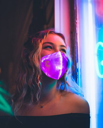 Sort Ansigtsmaske Med Lys - Dingadget Goodcare  - 10086