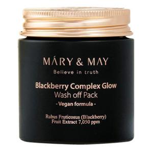 Sort Maryampmay Blackberry Complex Glow Washoff Pack 125 - Mary&may Goodcare  - 8809670682071