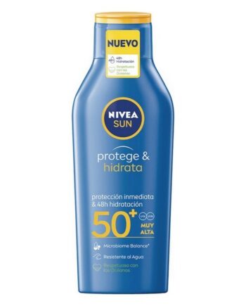 Blå (Blue) Nivea Sun Protect & Moisture Sun Lotion Spf 400 - Nivea Goodcare  - 4005900283191